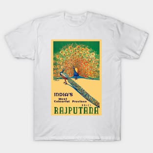 Rajputana India Vintage Travel Poster T-Shirt